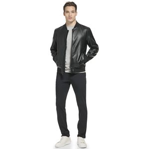 Veste en cuir de haute qualité pour homme, coupe ajustée, style audacieux, grande taille, imperméable - Idéale pour l'automne et l'hiver, veste pour homme - Product Image 6