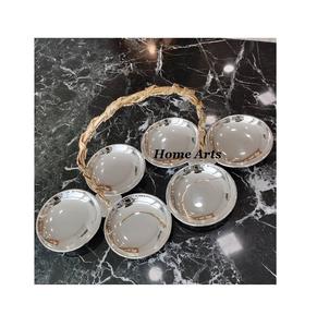 Serveur de noix de couleur argent en acier inoxydable avec serveur de fruits secs de la plus grande qualité pour accessoires de table - Product Image 6