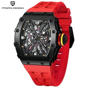 PAGANI DESIGN 1738 Nuevo Cronógrafo Reloj de pulsera de cuarzo Reloj deportivo VH65 para hombres Cristal de zafiro Caja de acero inoxidable resistente al agua - Product Image 5