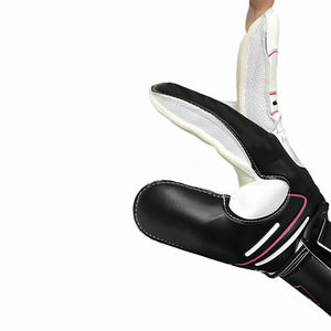 Gants de gardien de but en latex allemand de haute qualité avec logo personnalisé, 4 mm, avec sangles réglables pour l'extérieur, personnalisés avec Ako - Product Image 4