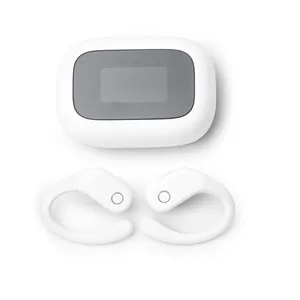 Écouteurs sans fil argentés personnalisés, gadgets promotionnels USB - Product Image 5