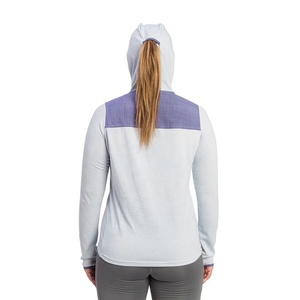 Sudadera con Capucha Oversize a Rayas Unisex con Logotipo Personalizado, Color Sólido, para Pesca, Cuello Redondo, 100% Poliéster, UPF 50, Transpirable - Product Image 5