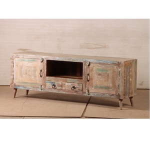 Stylish Wooden Cabinet <b>Sideboard</b> Buffet Furniture for Modern Homes Featuring Display <b>Storage</b> Shelves Doors Drawers and Versatile - Product Image 1