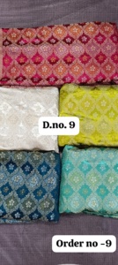 Vente en gros de tissus textiles tissés durables à motifs complexes Jacquard brocart métallique pour la mode, accessoires d'intérieur - Product Image 5