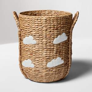 ตะกร้าเก็บของธรรมชาติทำมือตะกร้าผักตบชวาธรรมชาติสำหรับเด็กดีไซน์ใหม่ผลิตจากเวียดนาม - Product Image 1