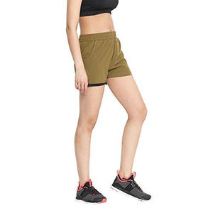 Shorts pour femmes à taille haute et élastique, pour le sport et les loisirs, prix de gros, vêtements d'été, shorts avec logo personnalisé - Product Image 4