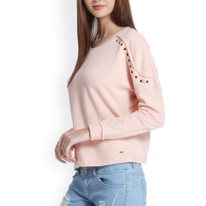 Nuevo diseño Otoño Invierno sudaderas lisas para mujer suéter suelto de gran tamaño mujeres cuello redondo sudaderas cómodas personalizadas - Product Image 2