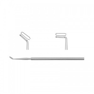 Cuchilla en forma de espátula de bordes afilados Hoen Dura Disector de corte de alta precisión para uso en neurocirugía, servicio OEM ODM - Product Image 1