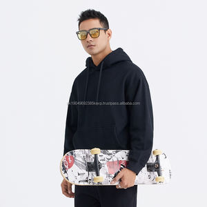 Fabricants de sweat-shirts 400 gsm French Terry 100% coton unisexe, lourd, surdimensionné, streetwear, impression de logo, sweat-shirts personnalisés pour hommes - Product Image 1