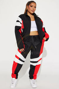 High Street Style Hommes et Femmes Nylon Jogging Sportswear Zip Coupe-Vent Survêtement pour la course et l'exercice - Product Image 3