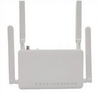 ONU GPON CATV +5G Dual-Band WIFI F668V ONT dengan 4 Antena FTTH 4GE+TEL+USB 2.4G/5G XPON Firmware Bahasa Inggris