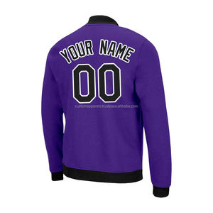 Veste universitaire de luxe en laine et cuir pour homme avec broderie personnalisée et col montant haut de gamme, streetwear haut de gamme - Product Image 3