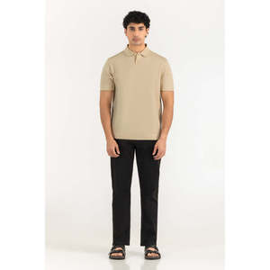 เสื้อโปโลทรงเข้ารูป ผ้าถักกันยับ สำหรับกอล์ฟ ลายปักเรียบหรู - Product Image 6