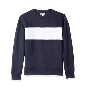 Vente en gros Service OEM Dernier design Couleur unie Sweat-shirt pour homme Manches longues Col ras du cou Sweat-shirt pour homme Hiver - Product Image 2