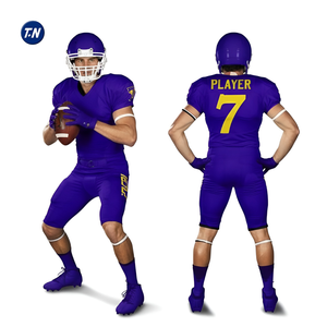 Conjunto de Uniforme de Fútbol Americano, Jersey y Pantalones Cortos con Estampado 3D Personalizado, 100% Poliéster Transpirable de Secado Rápido, Talla Grande, para Todas las Temporadas - Product Image 2
