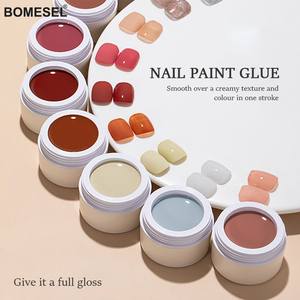 สีเจลทาเล็บ Hema Tpo Free Nail Gel Color OEM ปราศจากการทดลองกับสัตว์ คอลเลคชั่นเจลขัดเงาแบบเต็มสี ล้างออกได้ ติดทนนาน ยูวีเจล 8 มล. - Product Image 2