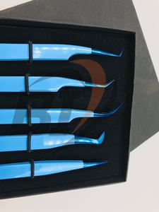 แหนบต่อขนตาสแตนเลสปลายแหลมแข็งปรับแต่งฉลากส่วนตัวได้ - Product Image 4