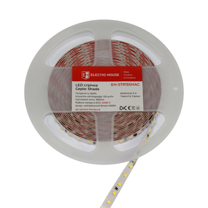 Tira de luces LED de 220V, IP44, 120LEDs, SMD2835, 8,5 W, cinta LED flexible, blanco cálido/neutro/frío para iluminación de gabinetes de cocina y baño - Product Image 1