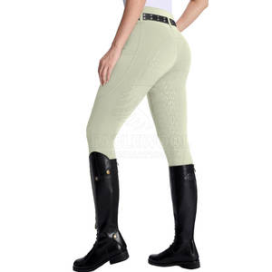 Pantalons d'équitation pour femmes de haute qualité, marque privée, haute performance, jodhpur et culottes, séchage rapide, légers, sans couture - Product Image 2