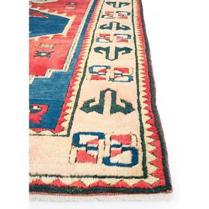 Nuray Geometric Wool Rugs Hand Knotted in <b>Red</b> & Orange for Home Entryway 9x12 Rectangle Puzzle Abstract Models for Teens-Pae-925 - Product Image 4