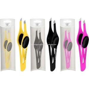 Professional Eyebrow Tweezers Anti-Static Eyelash Tweezers Set Custom <b>Makeup</b> Stainless Steel Beauty <b>Tools</b> Professional Kit - Product Image 1