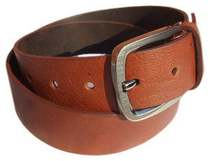 เข็มขัดลำลองหัวเข็มขัดโลหะผสมหนังแท้สำหรับผู้ชาย น้ำหนักเบาและระบายอากาศได้ดี แบรนด์ GENTS GARB - Product Image 6