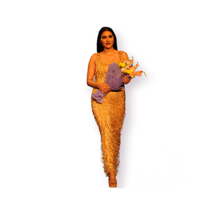 Robes de soirée de luxe à perles pour femmes, robes de fête élégantes, exportations pour les bals et les mariages - Product Image 4