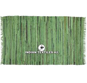 พรมเศษผ้าคอตตอนทันสมัยด้วยชุดพรมปูพื้นในร่มและกลางแจ้งที่ทันสมัยเทคนิคการทอแบบประหยัดและคุ้มค่า - Product Image 4