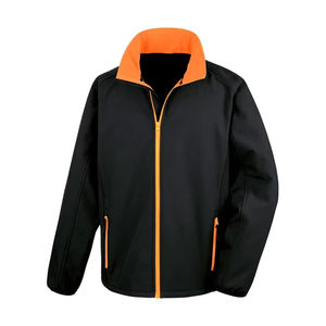 Vestes coupe-vent de montagne imperméables et respirantes pour l'extérieur pour femmes, coquille souple en polaire avec techniques imprimées - Product Image 5