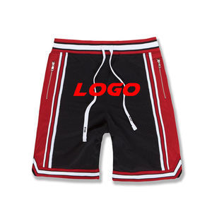 Short de basket-ball en maille de sport ample d'été personnalisé Short pour homme Short en maille de basket-ball imprimé de mode décontractée - Product Image 5