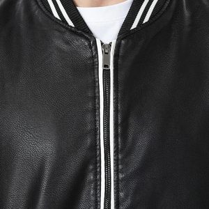 Vestes en cuir pour hommes de nouveau style meilleur matériau logo professionnel qualité fine pour vestes en cuir pour hommes - Product Image 2