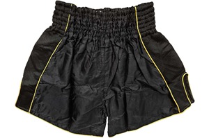 Shorts de boxe personnalisés de haute qualité 100% polyester pour adultes - Couleurs et logo personnalisés respirants - Product Image 3