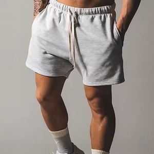 Pantalones cortos de gimnasio y Baloncesto de verano con logotipo personalizado, pantalones cortos de entrenamiento transpirables de rizo francés para deportes, informales teñidos lisos con patrón sólido - Product Image 6