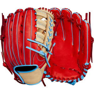 Guantes de béisbol y softbol personalizados profesionales Guantes de béisbol de cuero genuino de nuevo diseño - Product Image 1