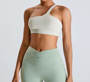 Femmes léger séchage rapide respirant une épaule haut d'entraînement haut pour Impact sport soutien-gorge pour Yoga course Fitness ensemble - Product Image 3