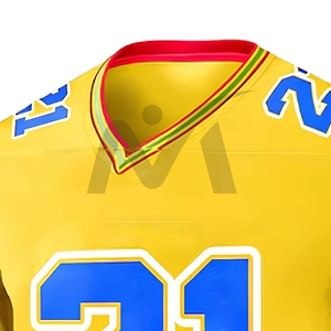 OEM ODM conception sur mesure maillot de football américain sublimation de haute qualité tissu à mailles personnalisé vêtements de sport maillot de football pour hommes - Product Image 4