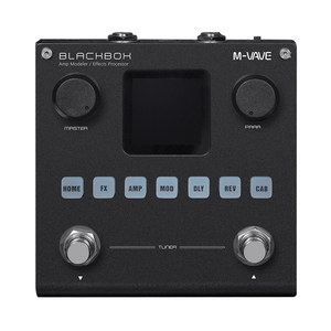 Pédales de guitare Black Box M-VAVE Pédale d'effet combinée Support de batterie intégré Chargement IR ANN - Product Image 1