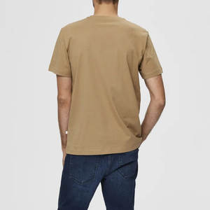 Breathable Contrast Stitching Knitted Men's T-Shirts Embroidery Short Sleeve OEM ODM Custom Design <b>Tshirts</b> Supplier From BD - Product Image 4