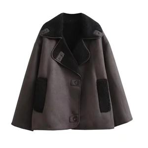 Men Genuine Leather <b>Thick</b> Canvas Waterproof Windproof Autumn Winter Warm Wool Blends Coats Demi-Season Plush Jacket Outerwear - Product Image 1