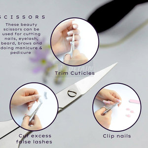 Ciseaux à ongles à cuticules pointus de haute qualité meilleure lame de ciseaux de manucure professionnelle en acier inoxydable - Product Image 3