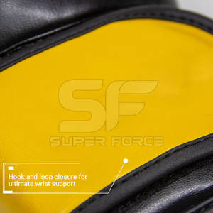 Gants de boxe professionnels pour l'entraînement et le sparring Gants de boxe adultes en cuir PU légers et durables pour Fitness Kickboxing - Product Image 6