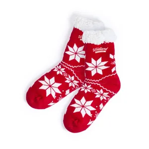 Calzini Antiscivolo Personalizzati a Tema Natalizio per Forniture Festive - Product Image 1