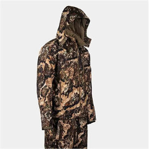 Veste de chasse unisexe en velours côtelé camouflage personnalisée à plusieurs poches, chaude pour l'hiver, imperméable pour l'automne - Product Image 3