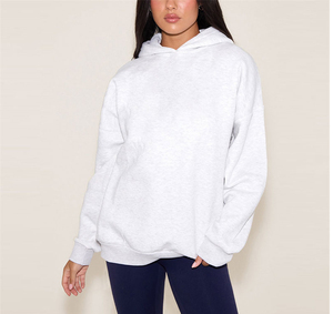 Sweat à capuche oversize pour femme, chaud et confortable, en tissu peluche doux 100% coton, coupe décontractée pour un port quotidien décontracté - Product Image 1
