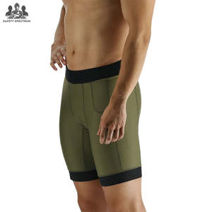 Pantalones Cortos de Compresión para Correr para Hombre |   Sólido y de Alta Calidad |   Cintura elástica de altura media, estilo deportivo |   Ligero, Transpirable y de Secado Rápido |   Fábrica - Product Image 3
