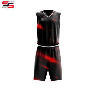 Maillots de basket-ball sans manches en polyester respirant de haute qualité pour l'été, vente en gros, ensembles de basket-ball imprimés par sublimation, OEM - Product Image 3