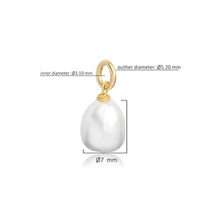 Élégant Perle Design Charm En Gros Fabriqué À La Main Turc 925 Argent Sterling Femmes Charme Bijoux - Product Image 5