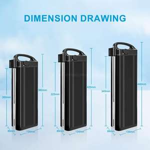 シルバーフィッシュ36V 48V 52V 60V Ebikeバッテリー13Ah 15Ah 17.5Ah 20A 21A 30A大容量バージョンFiido T1 Pro L3 Ebike - Product Image 3