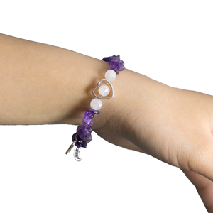 beGems Bracelet en argent Lucky Moon pour femmes, bijoux élégants faits à la main - Product Image 3