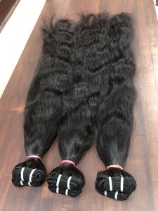 Cuticule cambodgienne brute alignée 100% non traitée naturelle ondulée Super soyeuse lisse vague temple cheveux humains paquets Extensions vendeur - Product Image 2